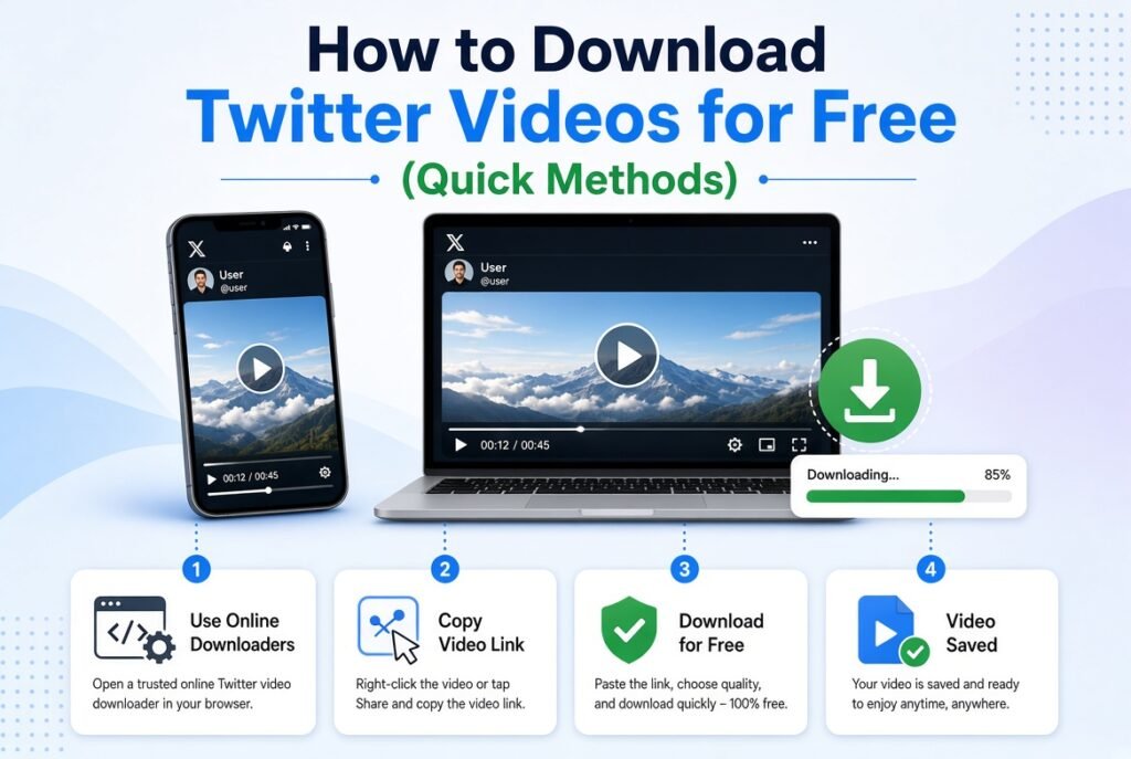 How to Download Twitter Videos for Free (Quick Methods)