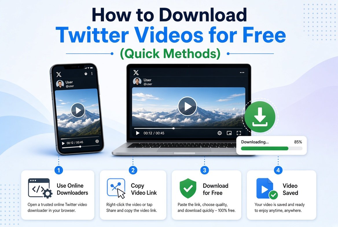How to Download Twitter Videos for Free (Quick Methods)