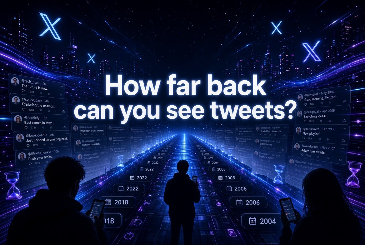 how far back can you see tweets